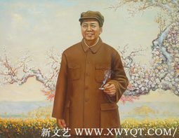 10《咏梅》待到山花烂漫时，她在丛中笑130x100cm  2010年11月